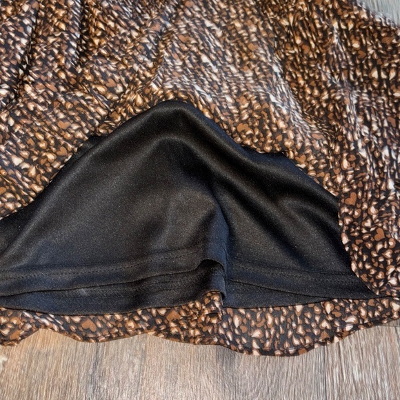 &Merci medium adorable brown and black ruffle skirt - Picture 5 of 9